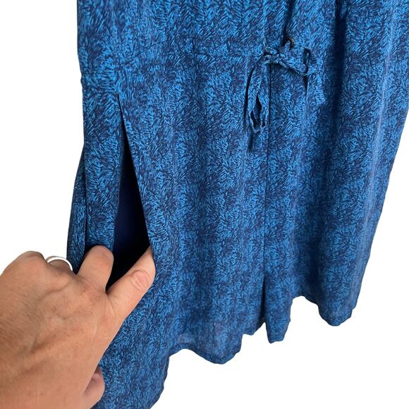 Broadway & Broome Romper Womens Small Shorts w/ Pockets, Tie Waist, Silk - Picture 4 of 10